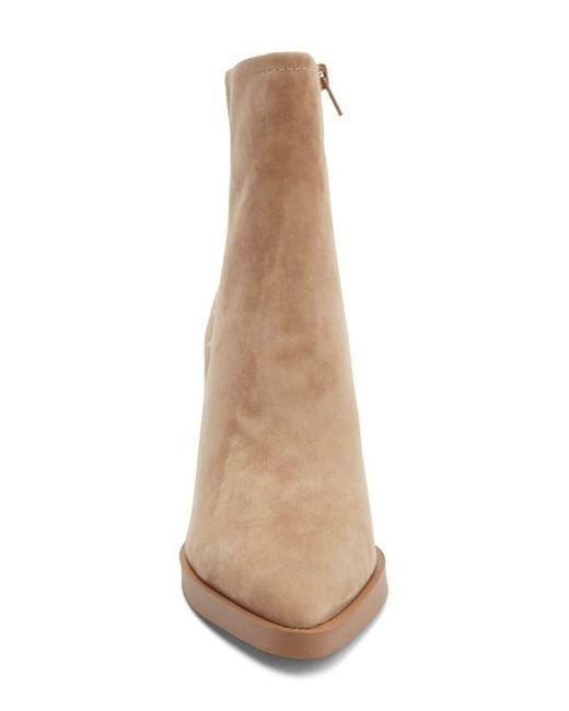 Steve Madden Natural Harden Pointed Toe Bootie