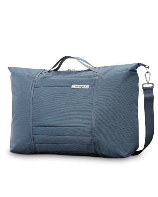 Samsonite Blue Polyester Soft Duffle For Ultra Lightweight Travel - Elemental