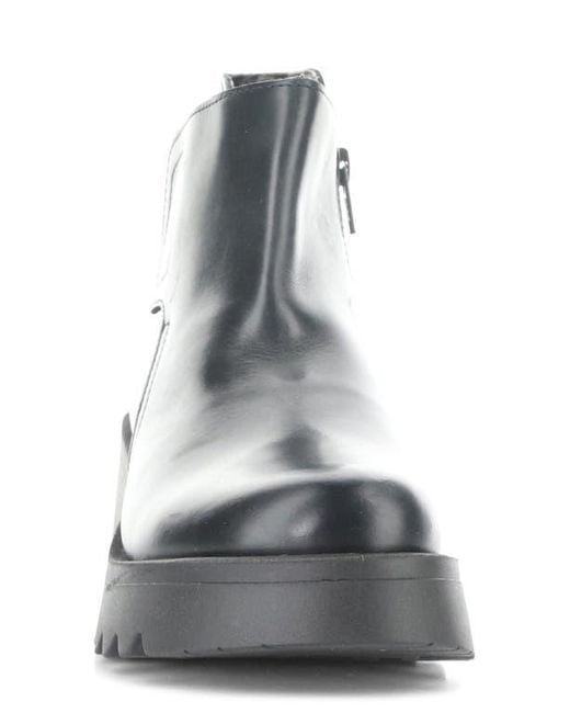 Fly London Gray Mufe Platform Wedge Bootie