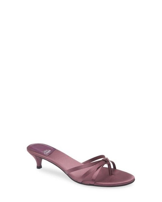Jeffrey Campbell Purple Doretta Kitten Heel Flip Flop