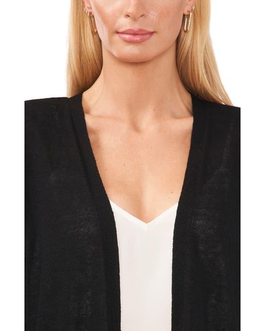 Halogen® Black Side Slit Cardigan