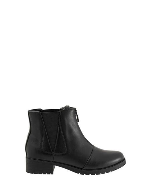 Softwalk® Black Marni Cap Toe Bootie