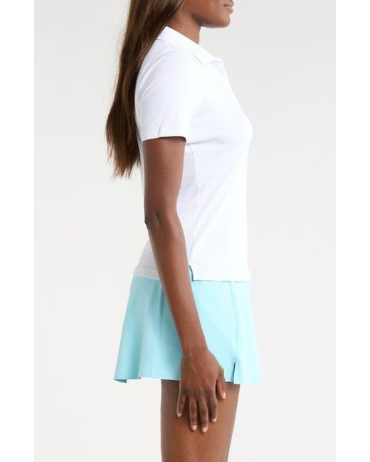 G/FORE White Tech Rib Golf Polo