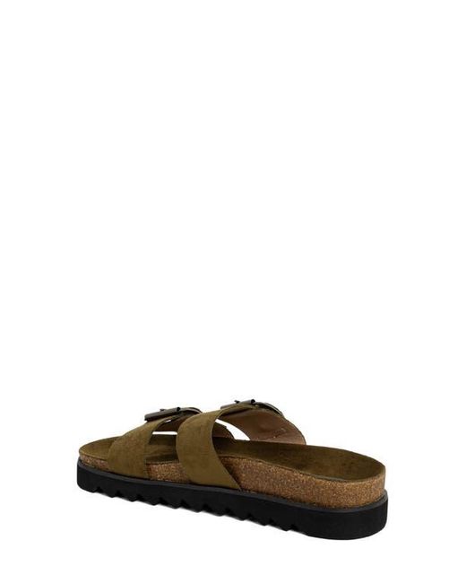 Shu Shop Green Carla Slide Sandal