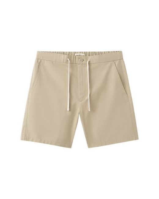 Mango Natural Drawstring Shorts for men