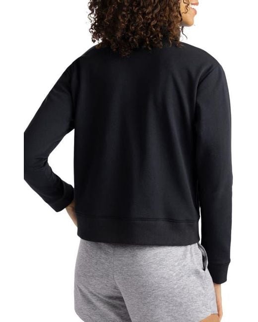Travis Mathew Black Cloud Half Zip Pullover