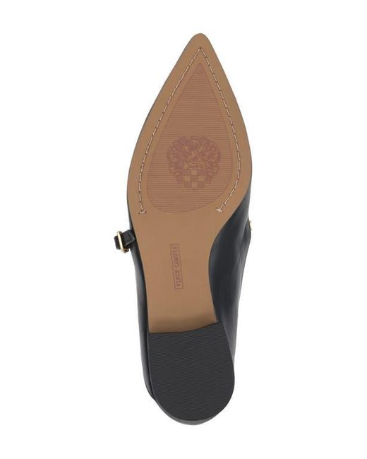 Vince Camuto Black Aylin Mary Jane Pointed Toe Flat