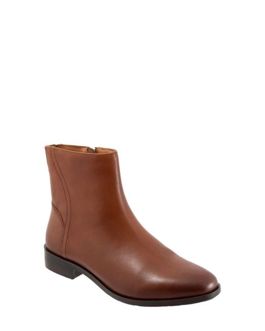 Trotters Brown Ava Bootie