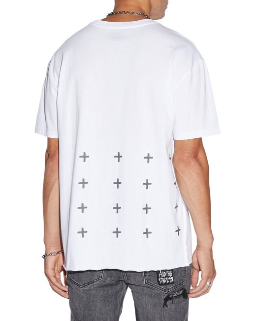 Ksubi White No One biggie Cotton Graphic T-shirt for men