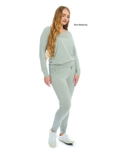 Everly Grey Analise During &After Maternity Nursing Sleepwear 5-Piece  Pajama Set