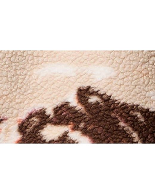 Columbia Black Helvetia Ii Print Crop Fleece Pullover