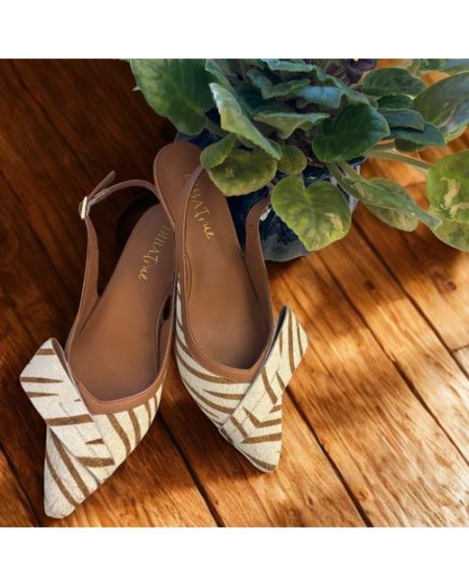 Diba True Brown Settle Down Slingback Pump