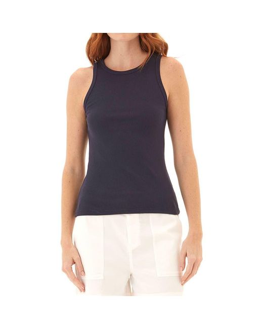 Threads For Thought Blue Bailey Feather Ribbed Tank