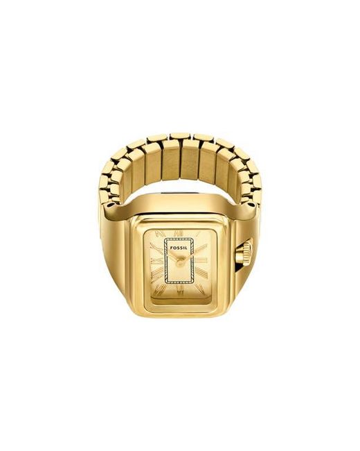 Fossil Metallic Raquel Watch Ring, 14Mm