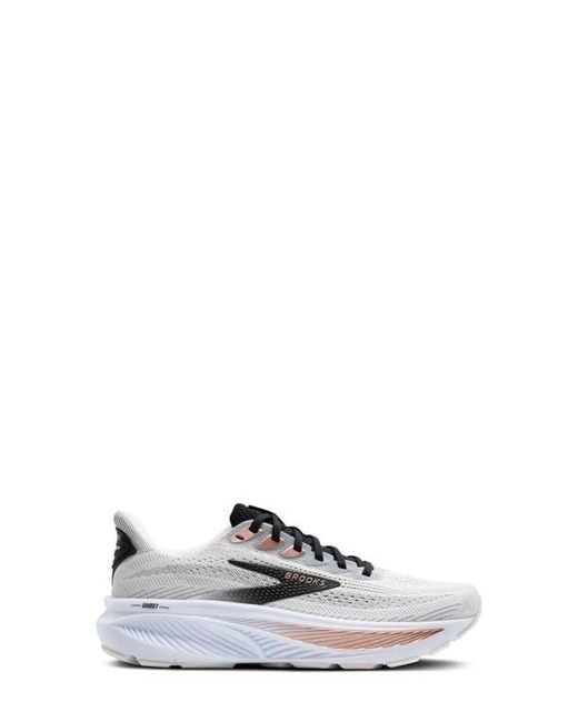 Brooks White Ghost 17 Running Shoe