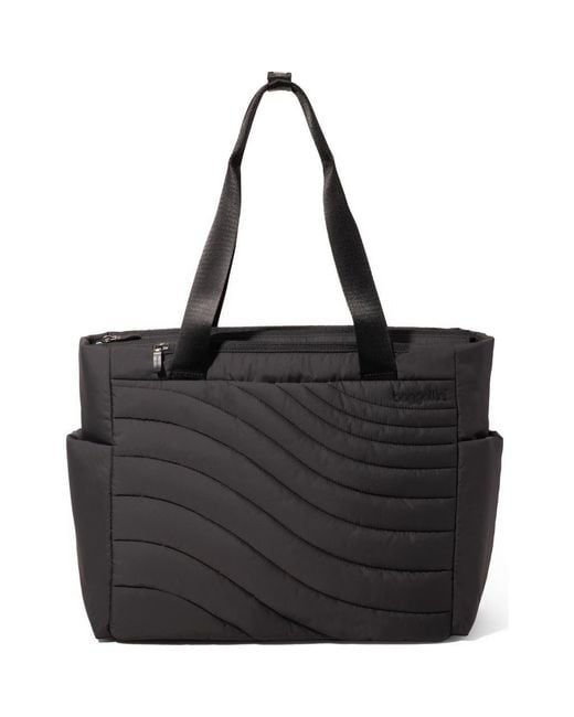 Baggallini Black Set Wave Tote Bag