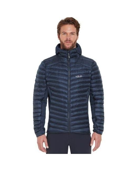 Rab Blue Cirrus Flex Hooded Jacket for men