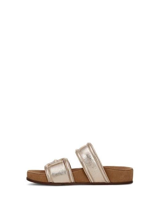 Sam Edelman Brown Rowan Platform Slide Sandal