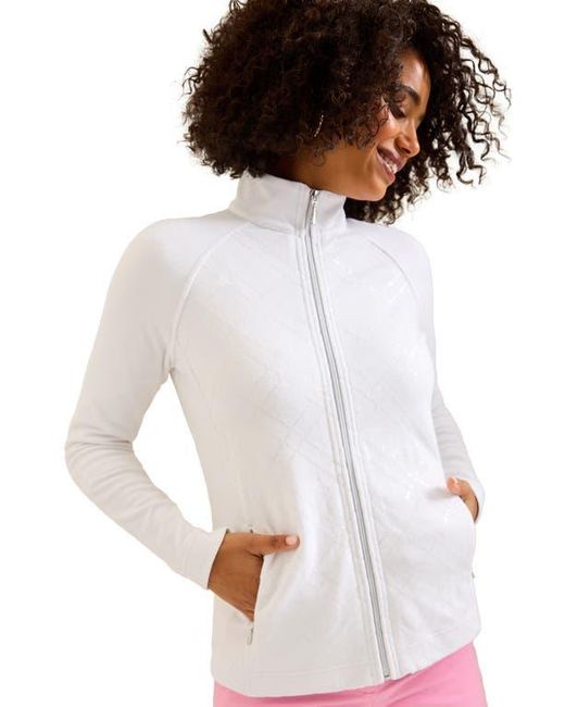 Tommy Bahama White Aruba Diamond Sequin Jacket