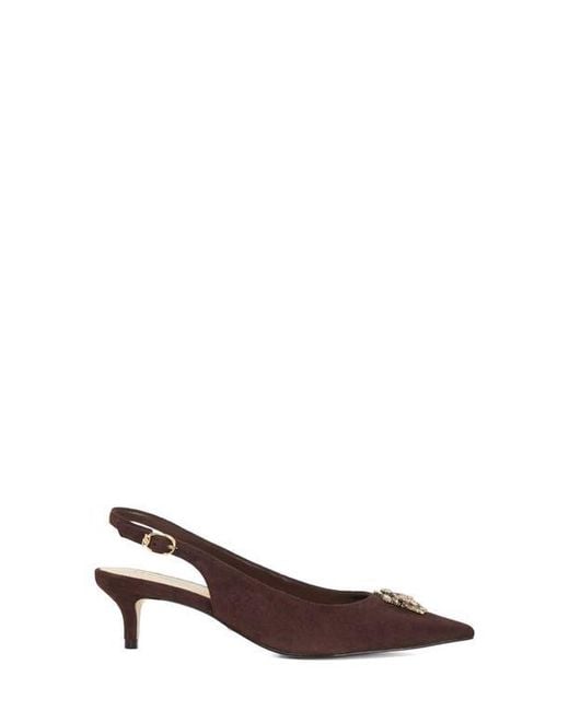 Dune Brown Context Pointed Toe Slingback Pump