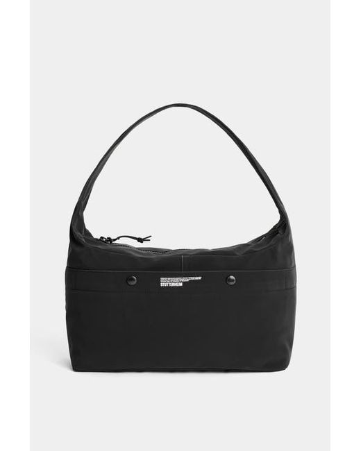 Stutterheim Black Ewa Bag Waterproof Shoulder Bag