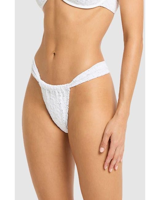 Bondeye White Georgia Bikini Bottoms