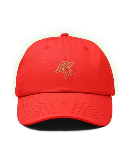 Alix Red Ufo Hat for men