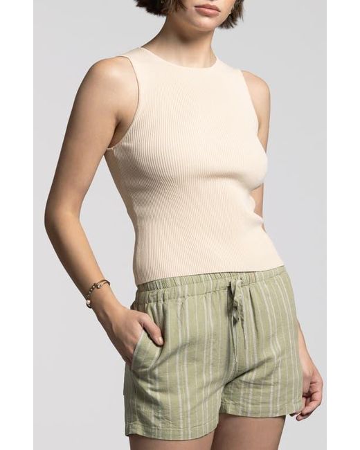 WEEKEND LOS ANGELES Gray Mina Rib Tank