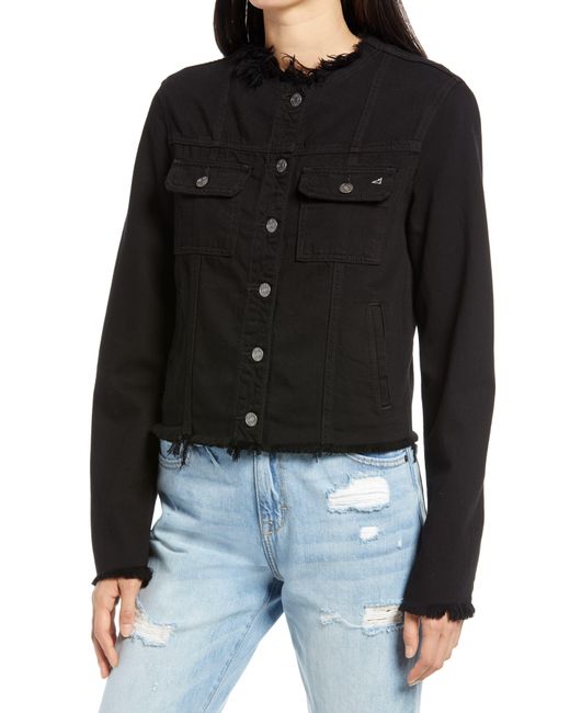 Hidden jeans top denim jacket
