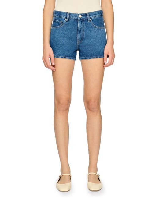 DL1961 Blue Zoie Mid Rise Relaxed Denim Shorts