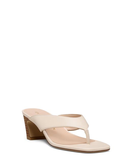Stuart Weitzman Natural Stassi 50 Thong Sandal