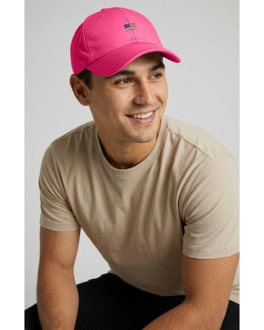 Alix Pink Usa Flag Dad Cap for men