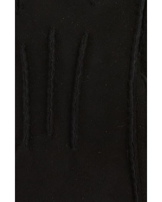 Ugg Black Genuine Shearling Tech Gloves for men
