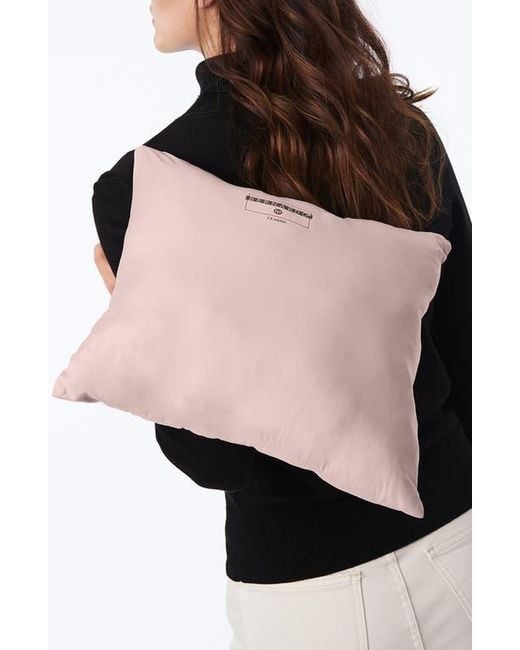 Bernardo Pink Packable Ecoplume Coat