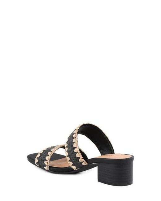 Seychelles Black Maui Two-Strap Sandal