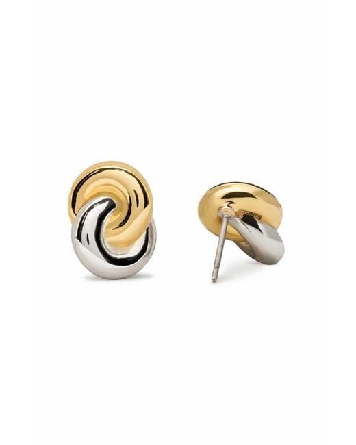 Kate Spade Metallic Twisted Stud Earrings