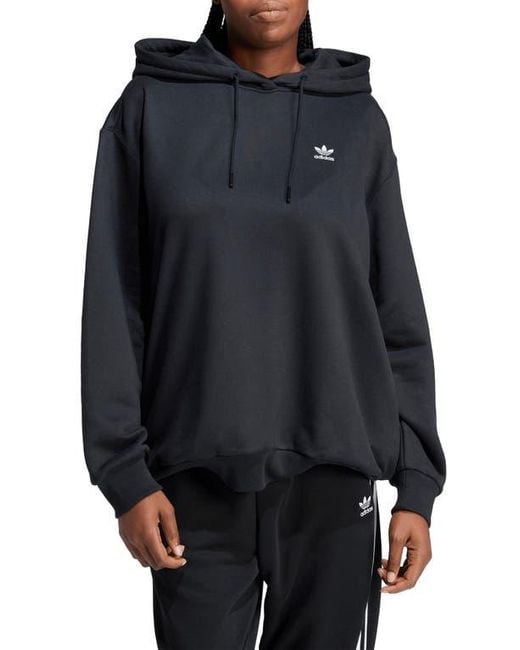Adidas originals adicolor trefoil oversized sweatshirt in black best sale