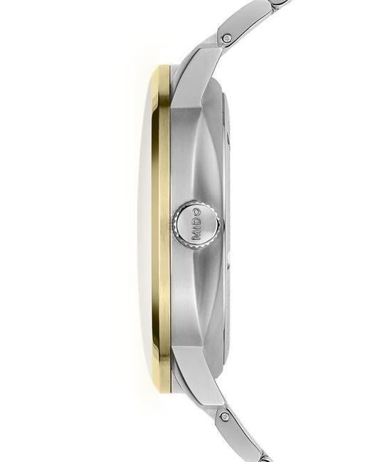 MIDO Metallic Commander Gradient Automatic Bracelet Watch, 40Mm