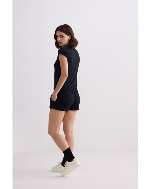 REISTOR Black Essential Short Sleeve Tee Set
