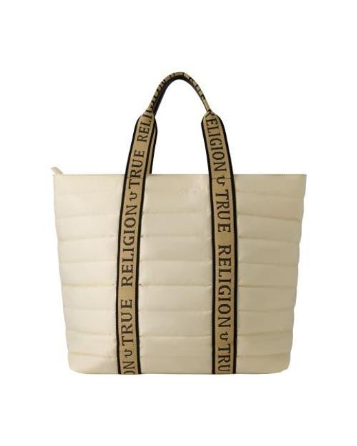 True Religion Metallic Tote Bag