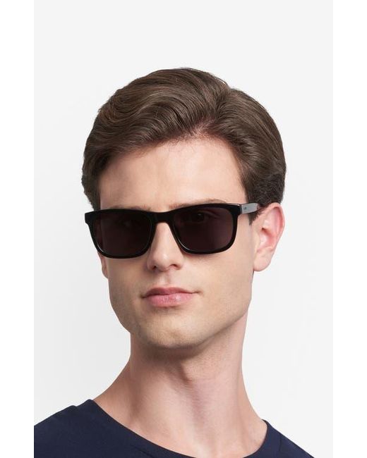 Fossil Blue 56Mm Rectangular Sunglasses for men