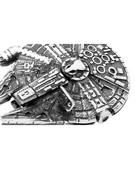 Cufflinks Inc. Metallic Star Wars Millennium Falcon Cuff Links for men