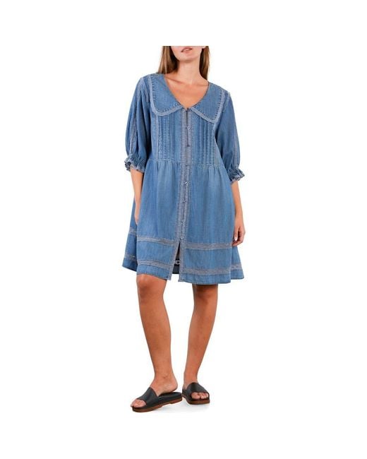 BILLY T Blue Perfect Brunch Shift Dress