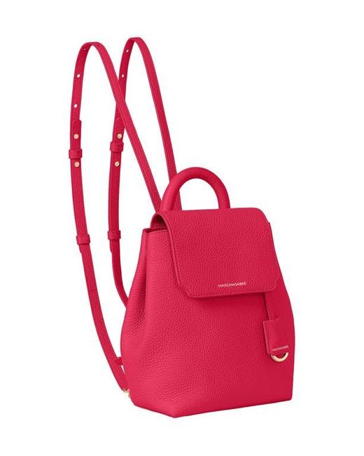 Maison De Sabre Pink Mini Soft Leather Backpack