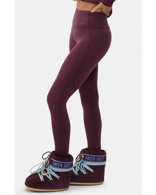 Halfdays Purple Ruth Base Layer Leggings
