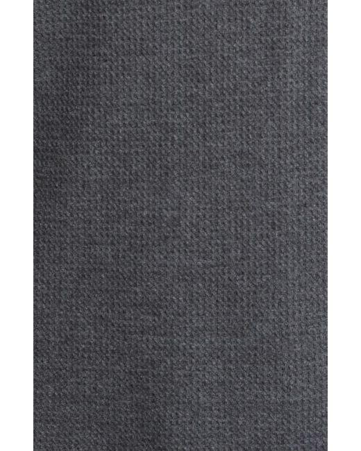 Travis Mathew Gray Cloud Waffle Crewneck Tee for men