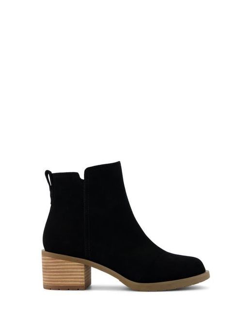 TOMS Black Leight Zip-Up Bootie