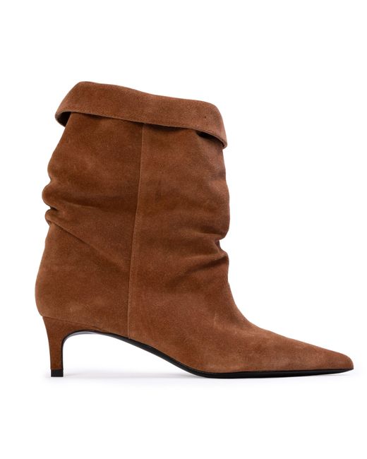 Black Suede Studio Brown Marty 50 Boot