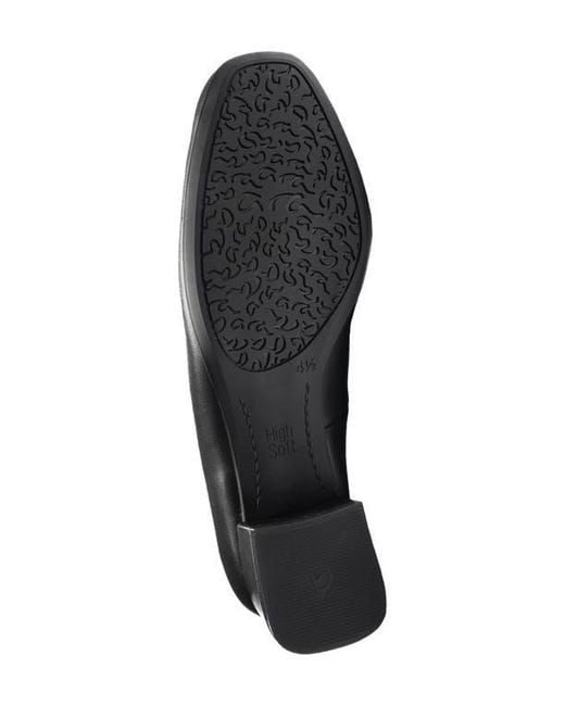 Ara Black Giza Loafer Pump