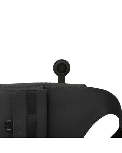 EDITION22 Black Lockpoint Sling Bag